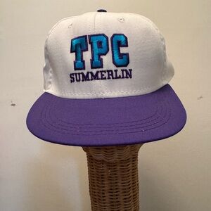 White and Purple TPC Summerlin Cap